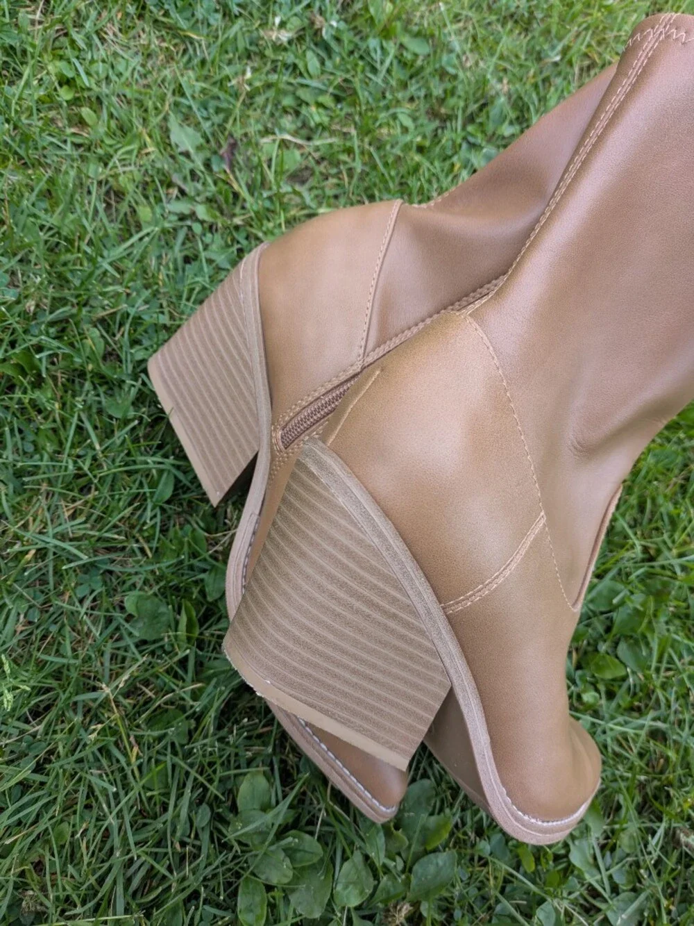 Universal Thread Tall Ankle Boot In Tan